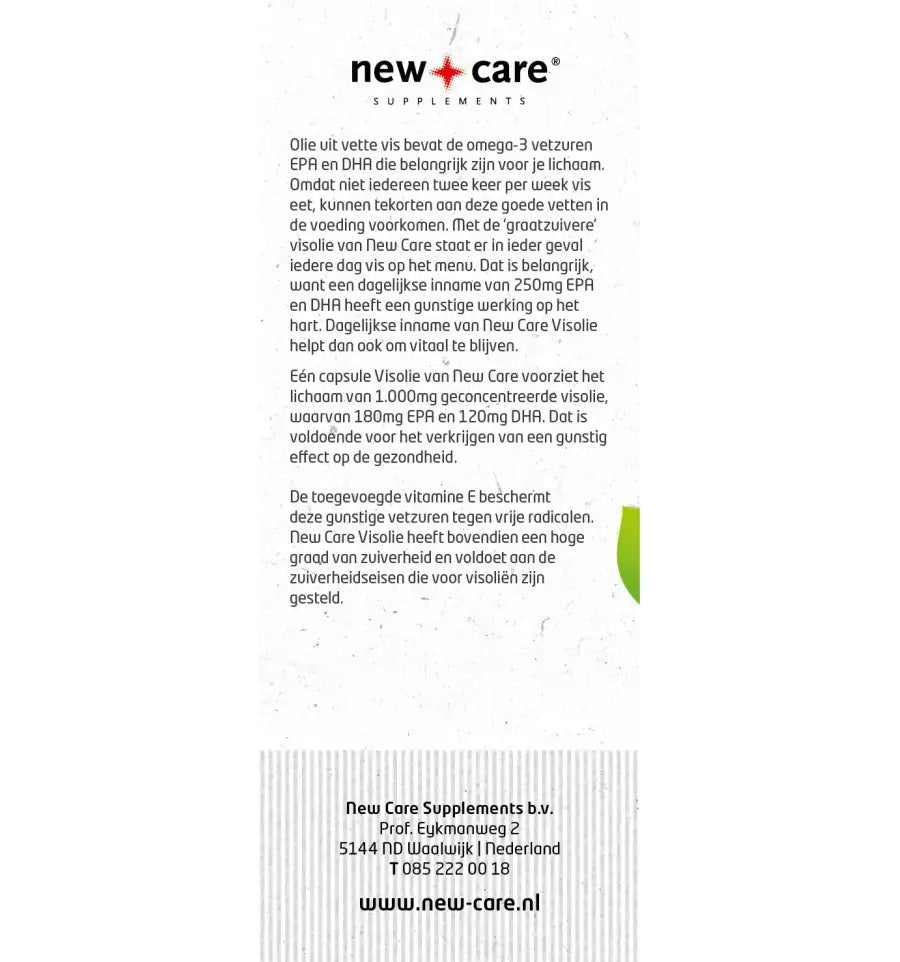 New Care Visolie 60 capsules (afbeelding 3)
