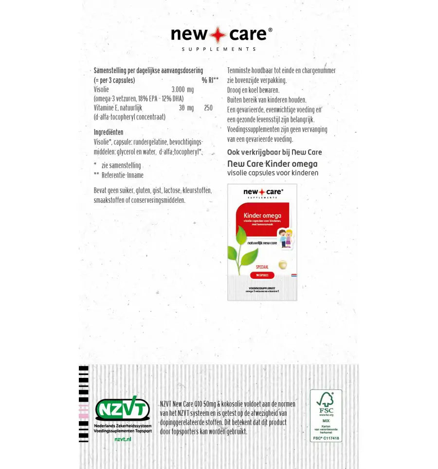 New Care Visolie 60 capsules (afbeelding 2)