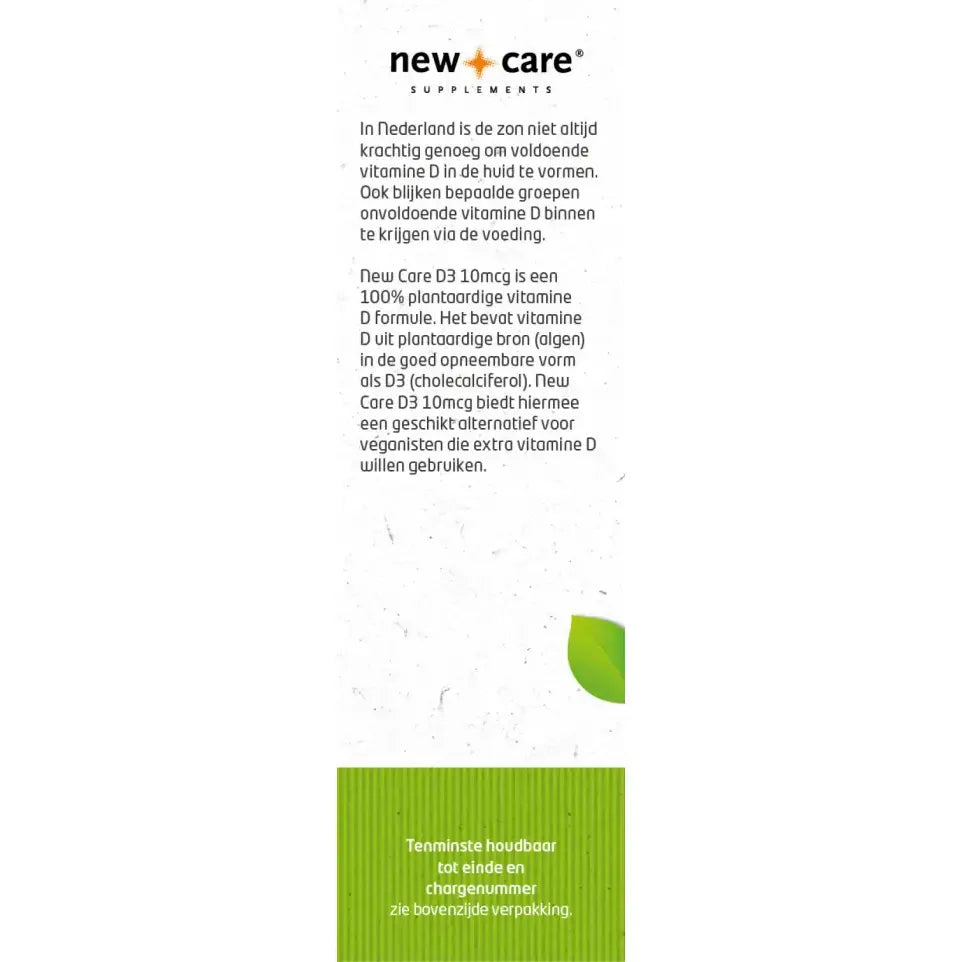 New Care D3 10 mcg plantaardig 25 ml