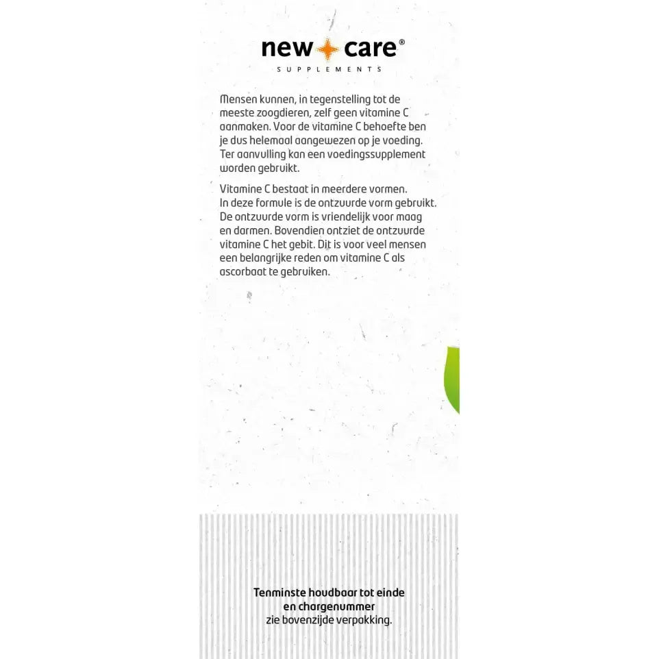 New Care Zuurvrije C1000 60 tabletten