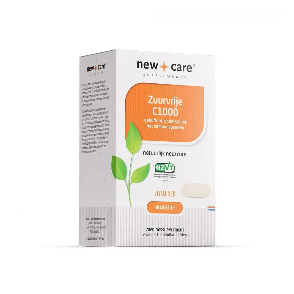 New Care Zuurvrije C1000 60 tabletten