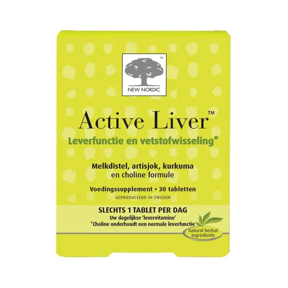 New Nordic Active liver 30 tabletten