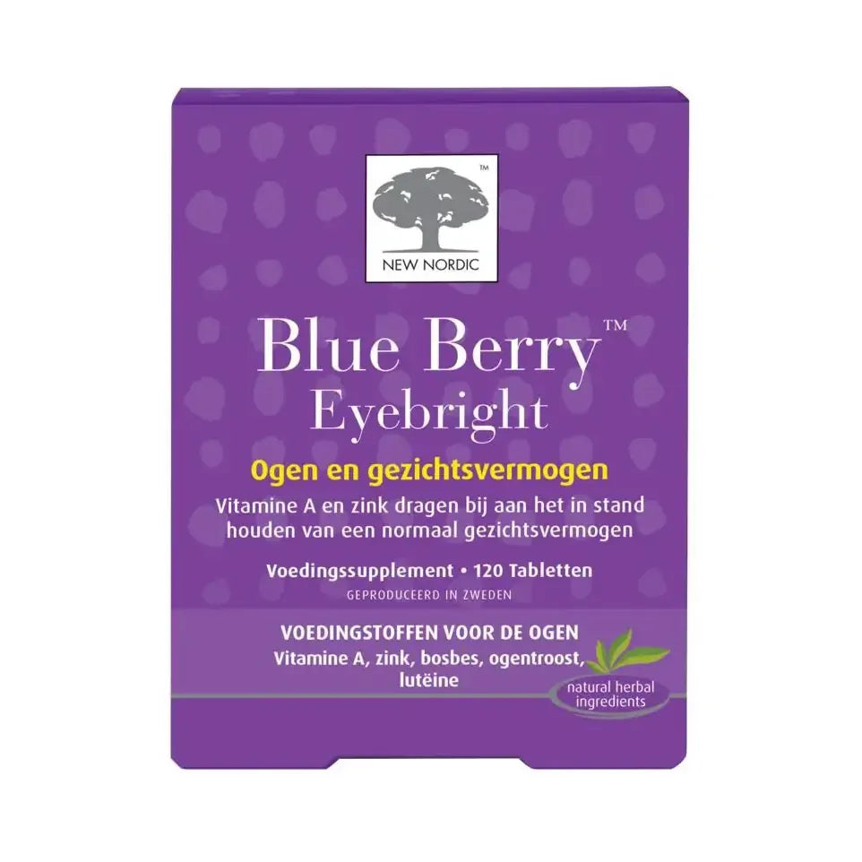 New Nordic Blue berry eyebright 120 tabletten