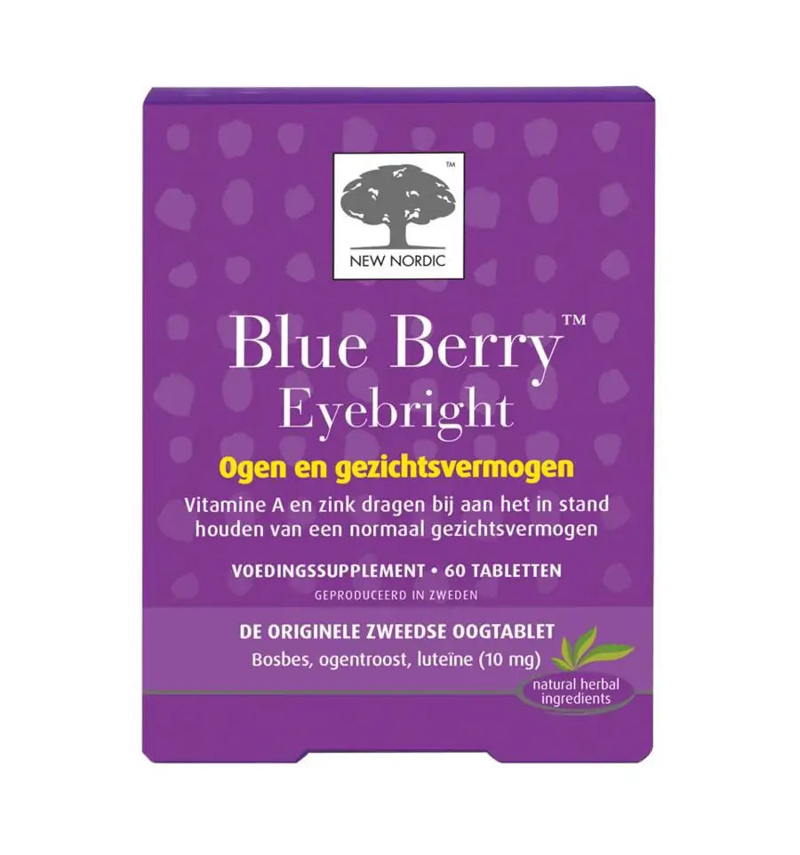 New Nordic Blue berry eyebright 60 tabletten