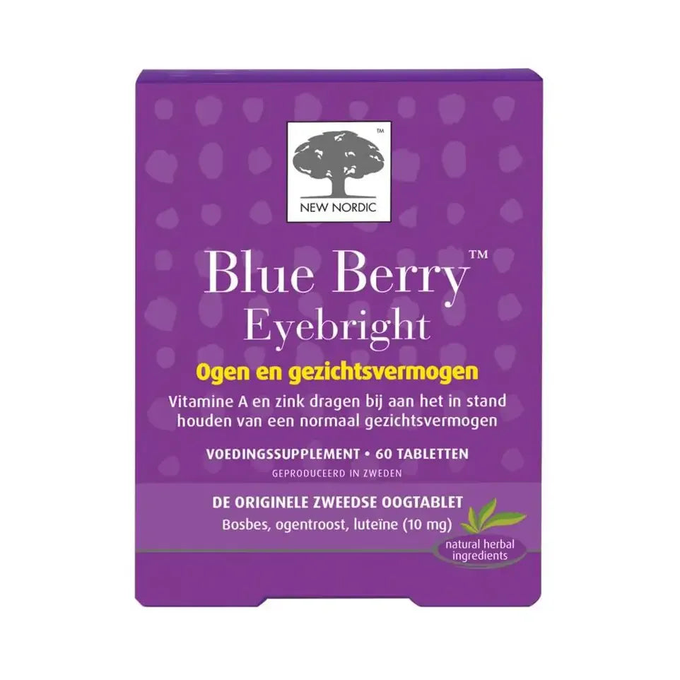New Nordic Blue berry eyebright 60 tabletten