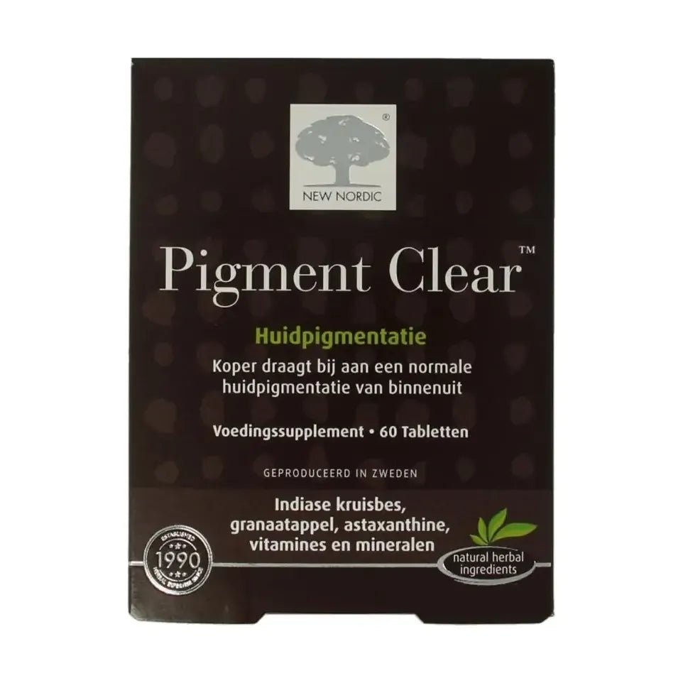 New Nordic Skin care pigment clear 60 tabletten
