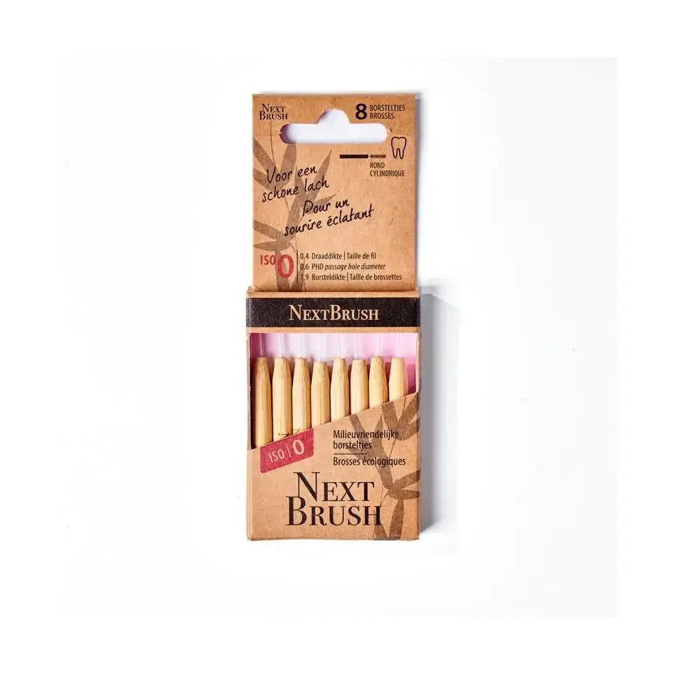 Nextbrush Bamboe interdentale ragers ISO 0 8 stuks