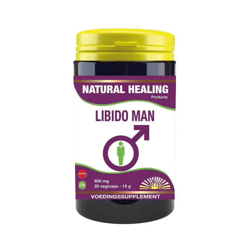 NHP Libido man 600 mg puur 20 capsules