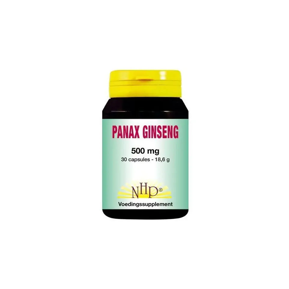 NHP Panax ginseng 500 mg 30 capsules