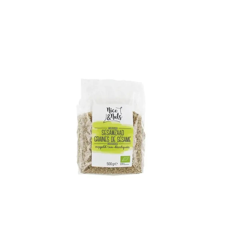 Nice & Nuts Sesamzaad ongepeld 500 gram