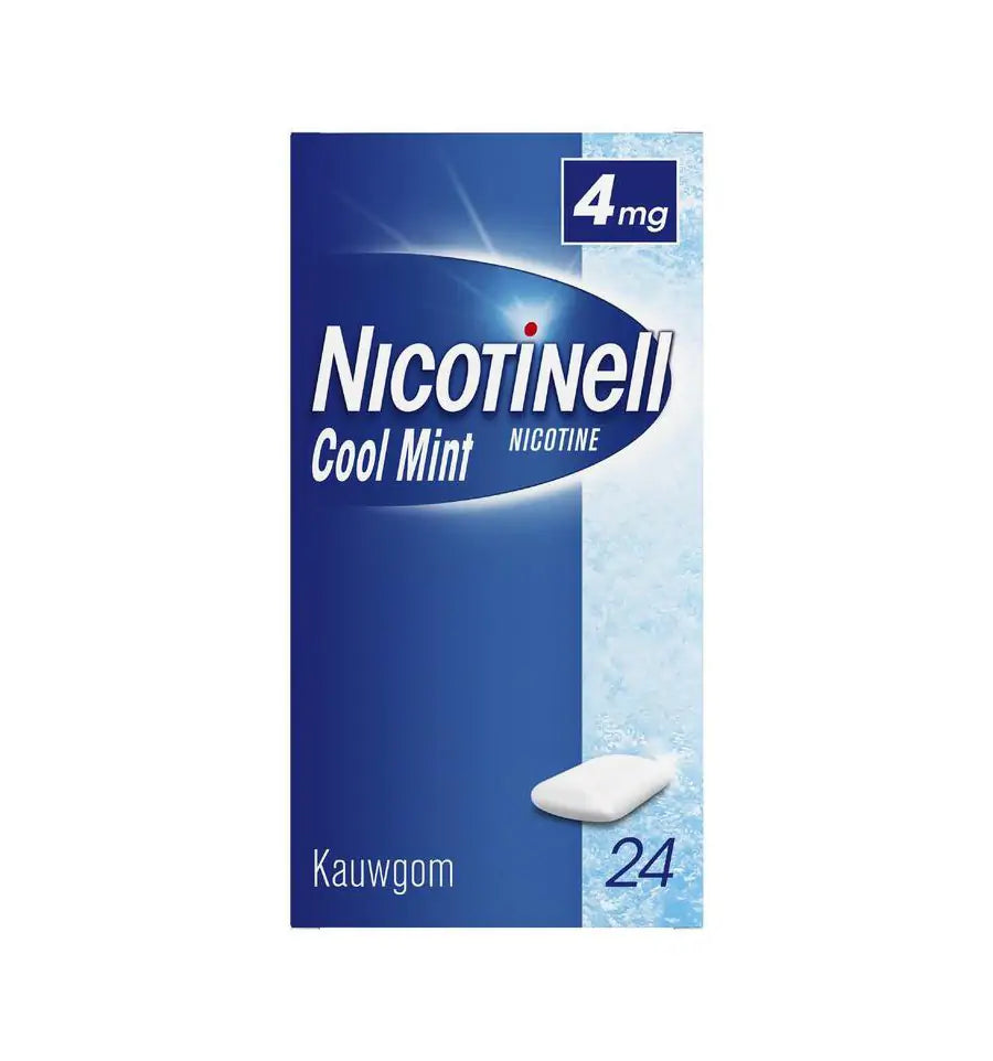 Nicotinell Kauwgom Cool Mint 4 mg 24 stuks