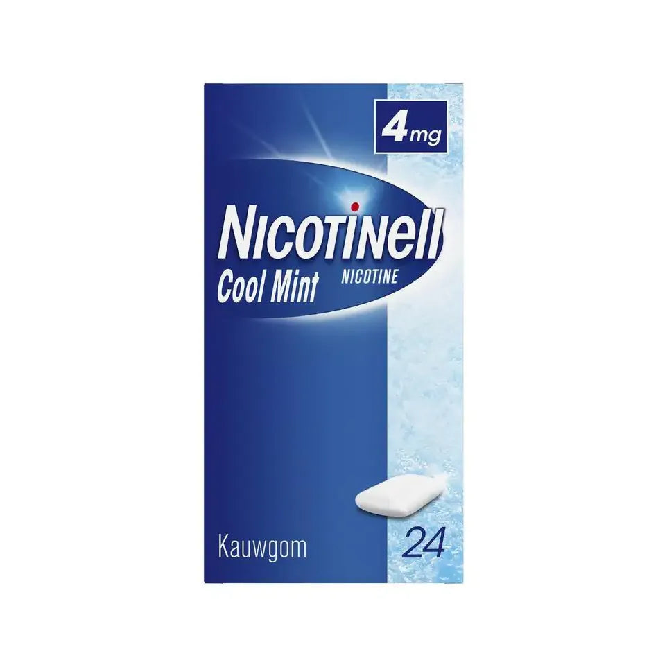 Nicotinell Kauwgom Cool Mint 4 mg 24 stuks