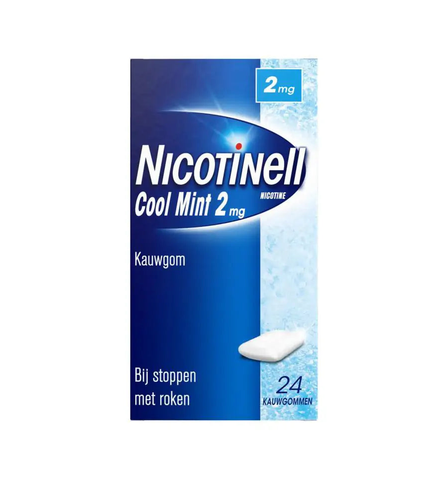 Nicotinell Kauwgom Cool Mint 2 mg 24 stuks