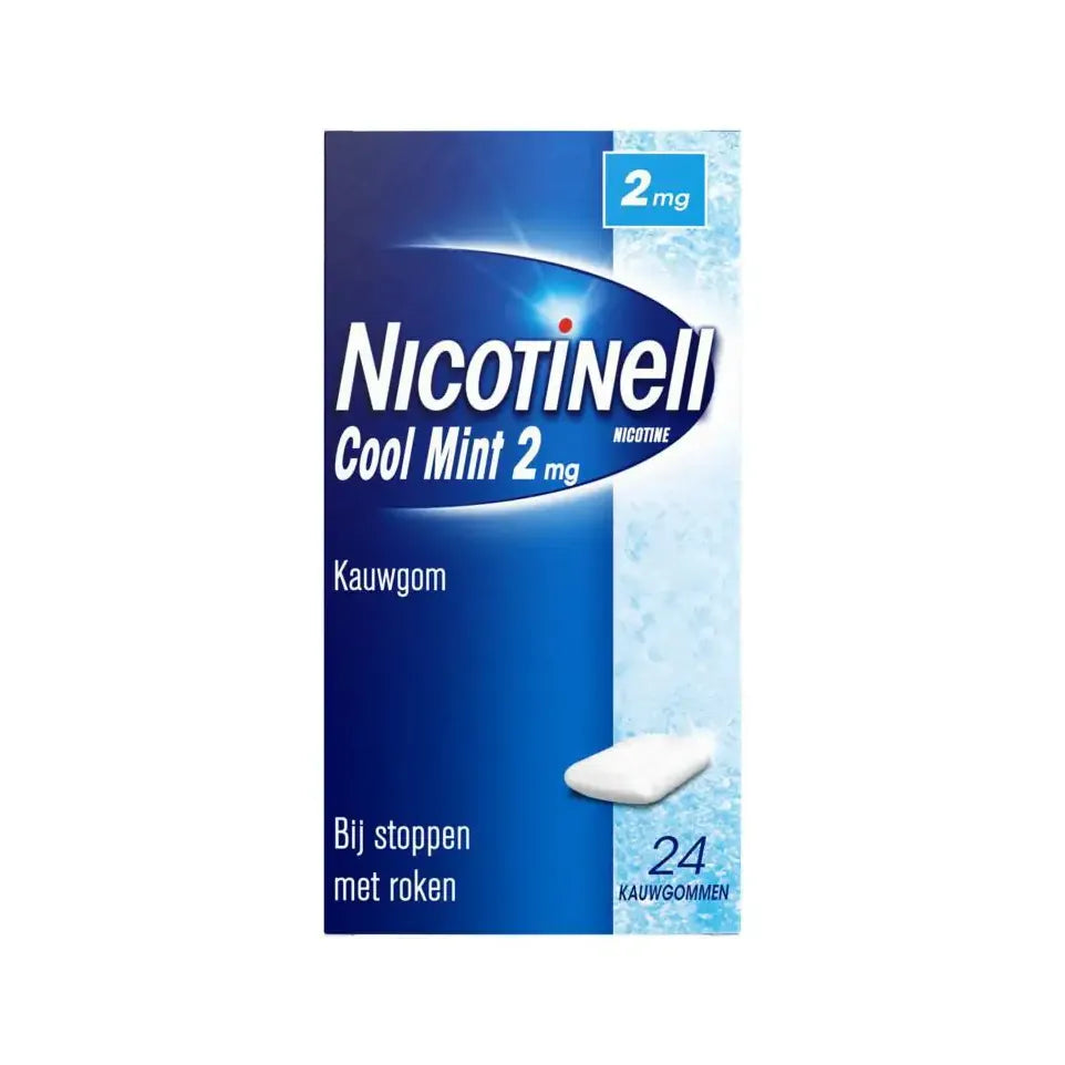 Nicotinell Kauwgom Cool Mint 2 mg 24 stuks