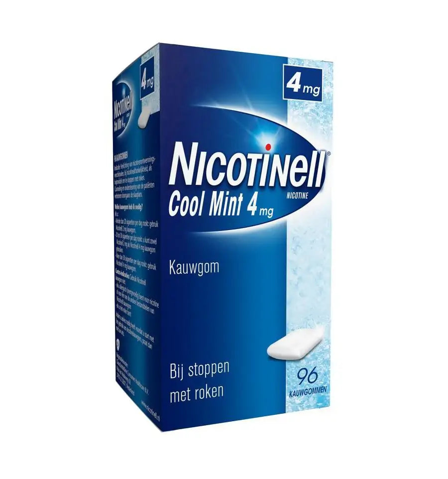 Nicotinell Kauwgom Cool Mint 4 mg 96 stuks