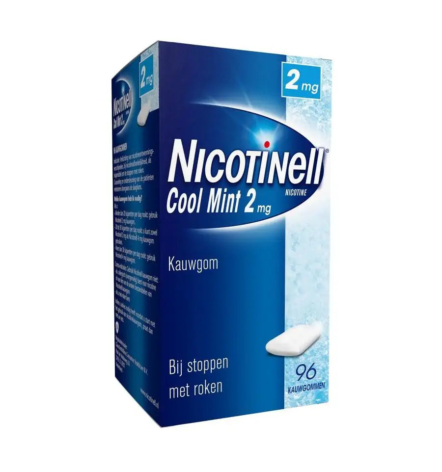 Nicotinell Kauwgom Cool Mint 2 mg 96 stuks