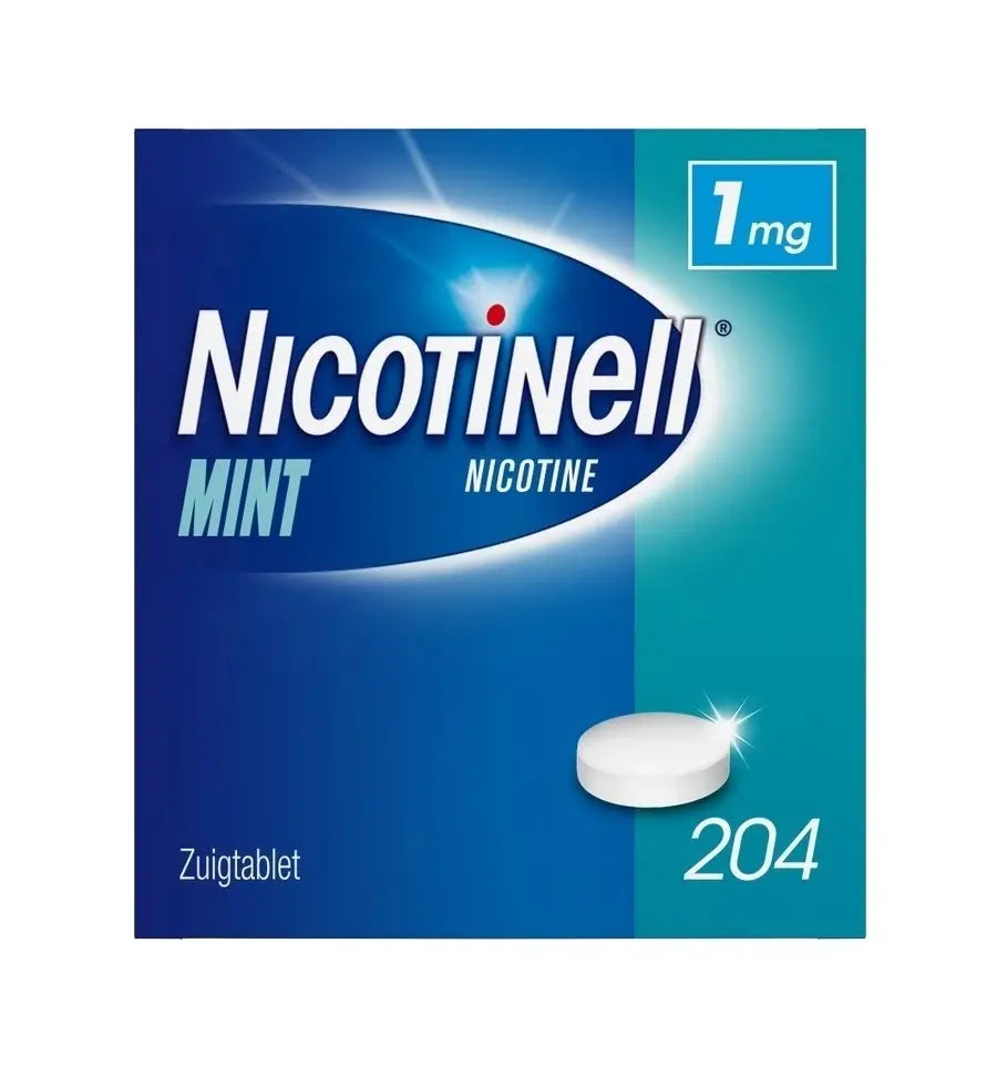 Nicotinell Mint 1mg 204 zuigtabletten