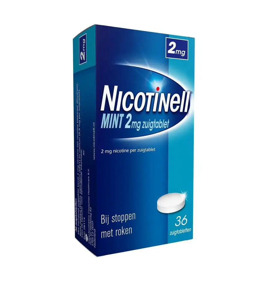 Nicotinell Mint 2 mg 36 zuigtabletten (afbeelding 1)
