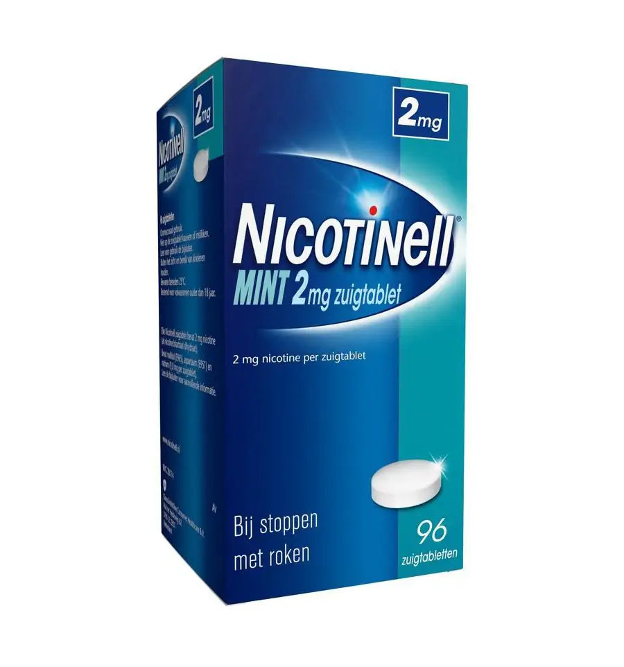 Nicotinell Mint 2 mg 96 zuigtabletten