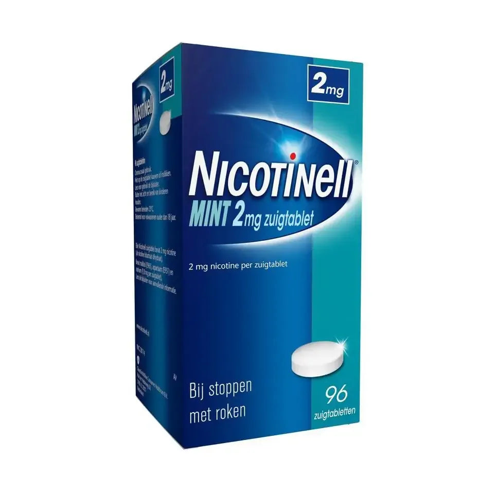 Nicotinell Mint 2 mg 96 zuigtabletten