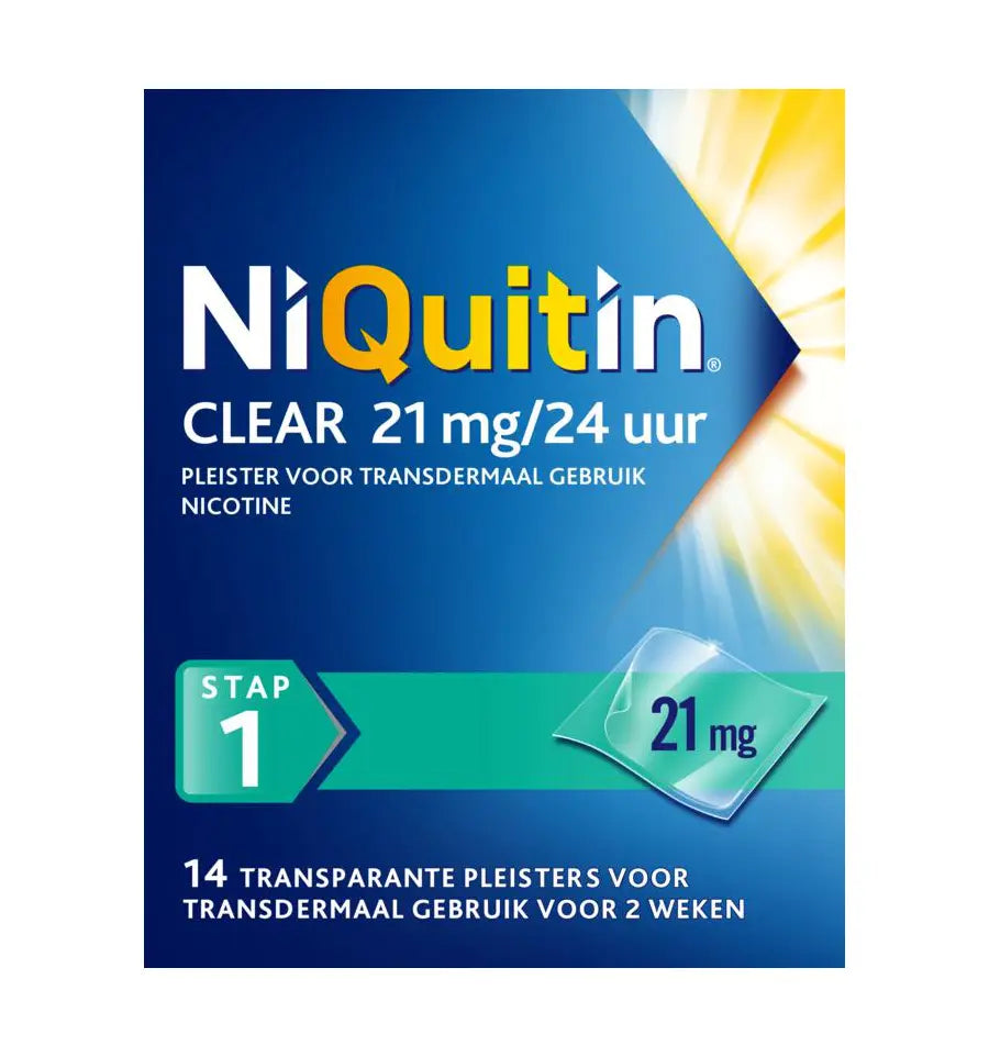 Niquitin Stap 1 21 mg 14 stuks