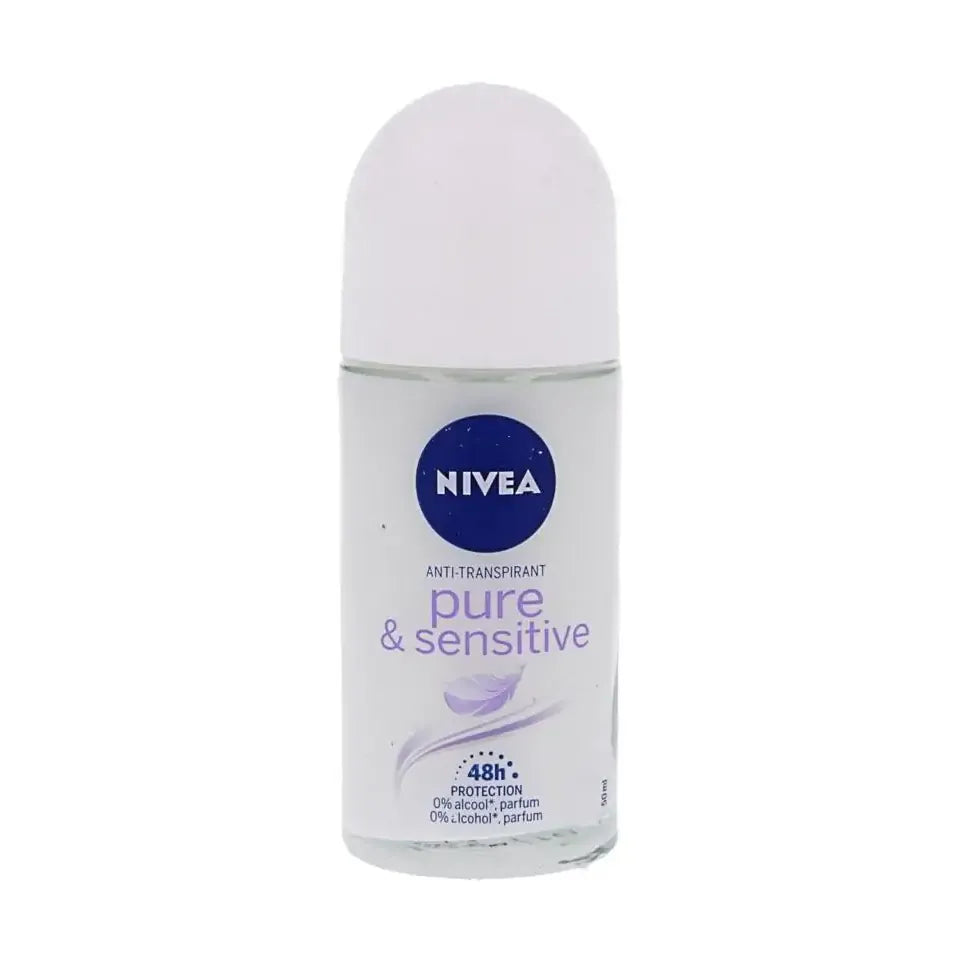 Nivea Deodorant roller sensitive & pure 50 ml