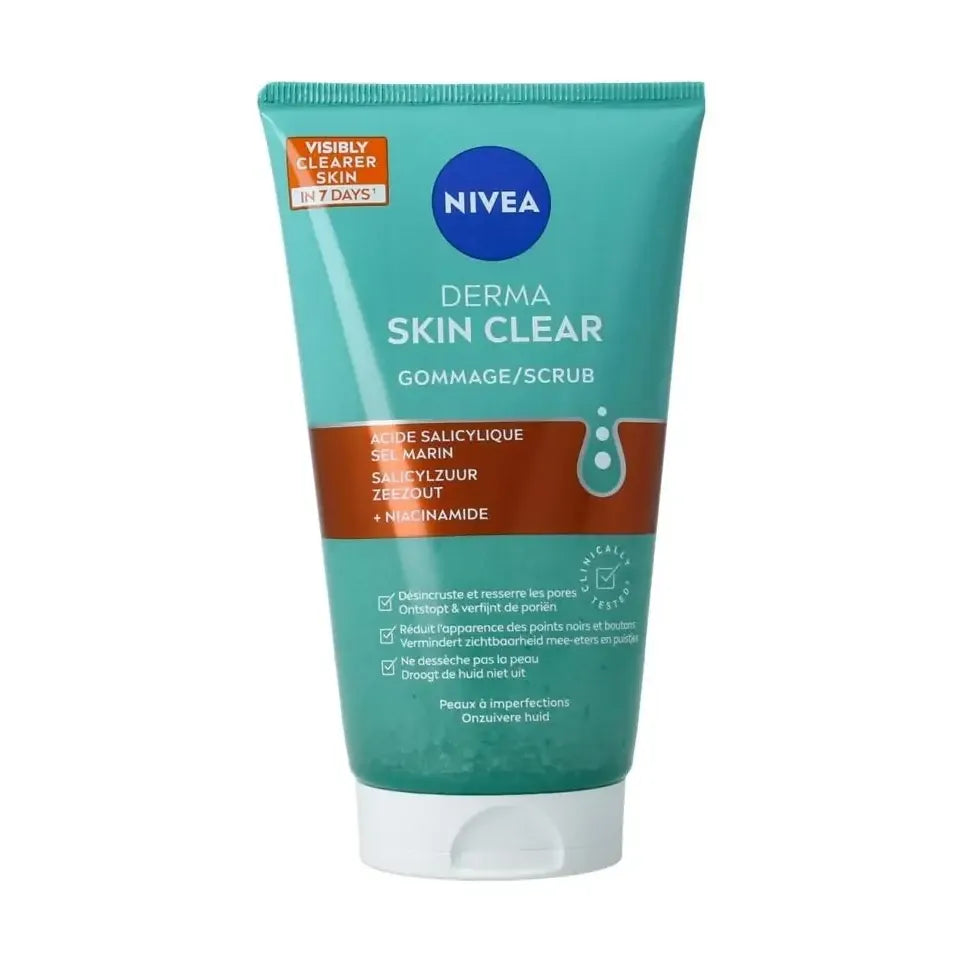 Nivea Derma skin clear scrub 150 ml