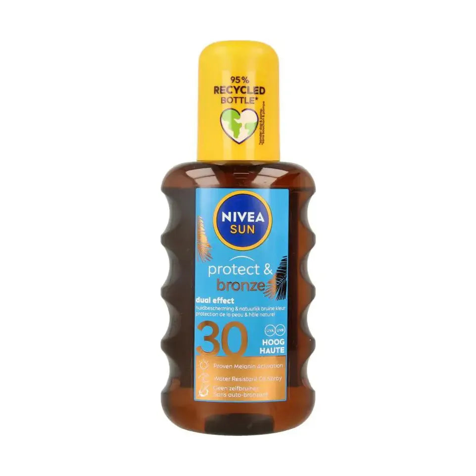 Nivea Sun protect & bronze olie spray spf30 200 ml