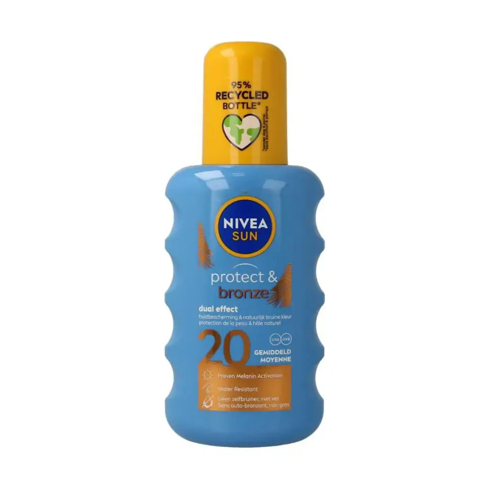 Nivea Sun protect & bronze zonnespray SPF20 200 ml