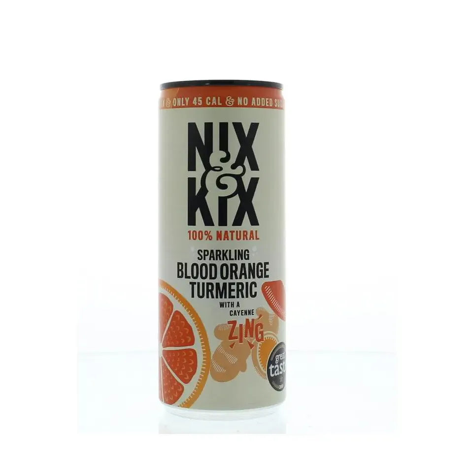 Nix & Kix Blood orange turmeric blik 250 ml
