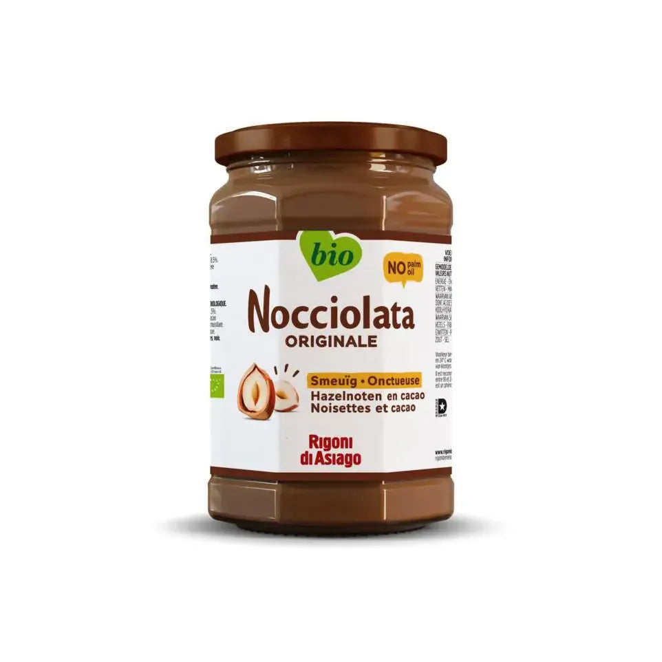 Nocciolata Chocolade hazelnootpasta biologisch 650 gram