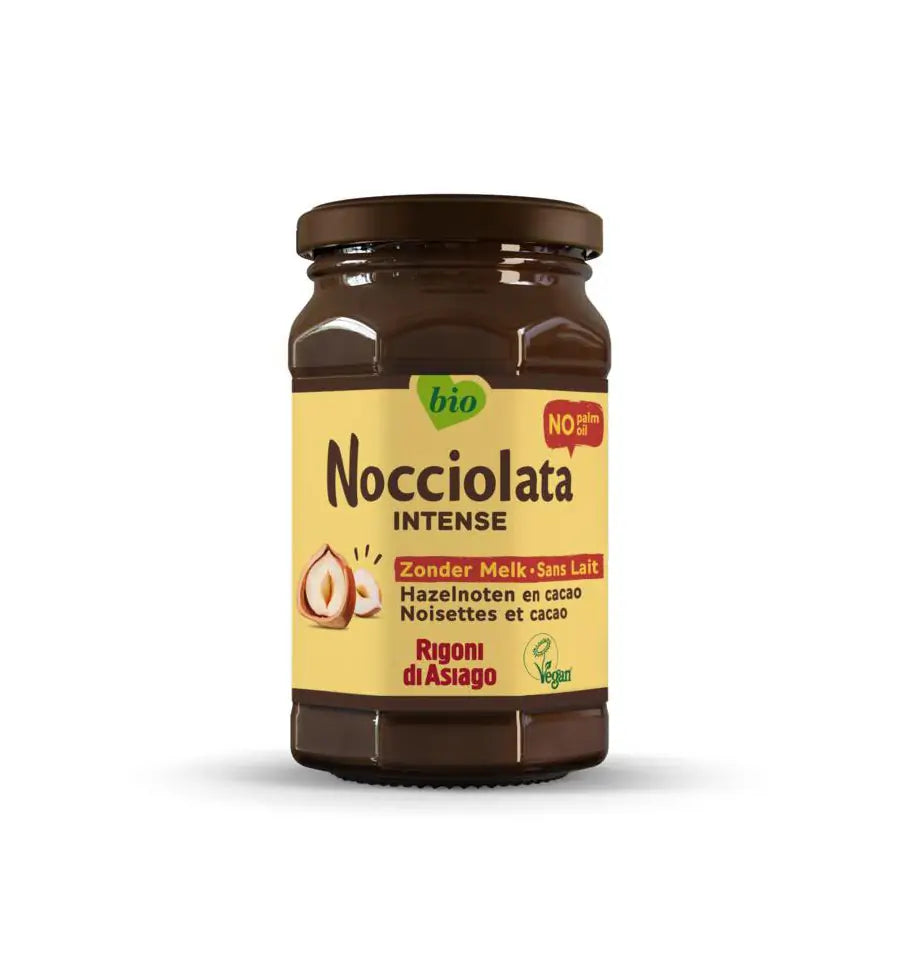 Nocciolata Hazelnootpasta zonder melk biologisch 250 gram