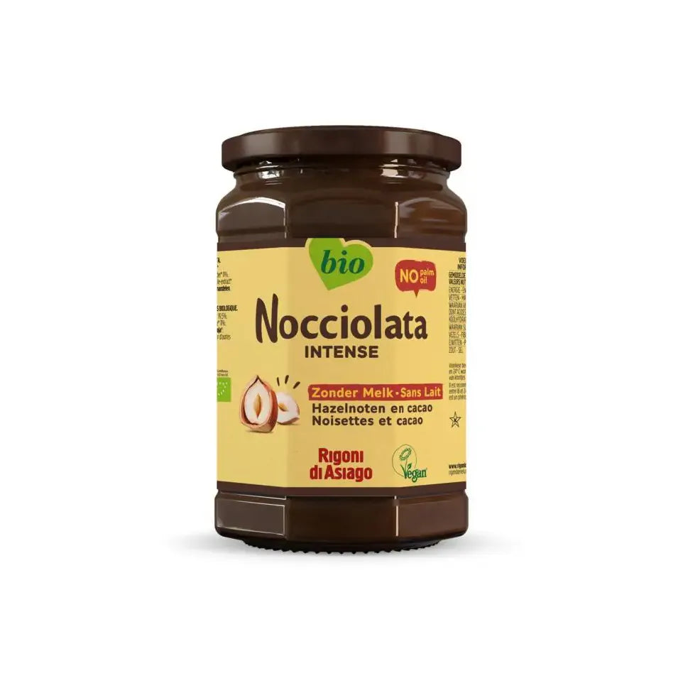 Nocciolata Hazelnootpasta zonder melk biologisch 650 gram