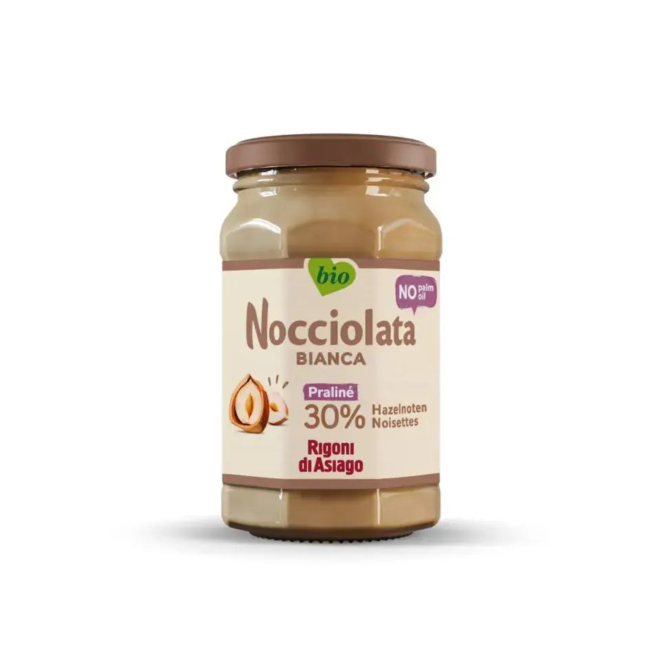 Nocciolata Witte hazelnootpasta biologisch 250 gram