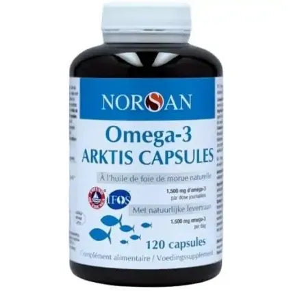 Norsan Omega-3 Arktis Levertraan 120 capsules