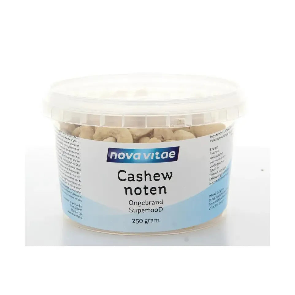 Nova Vitae Cashewnoten ongebrand raw 250 gram