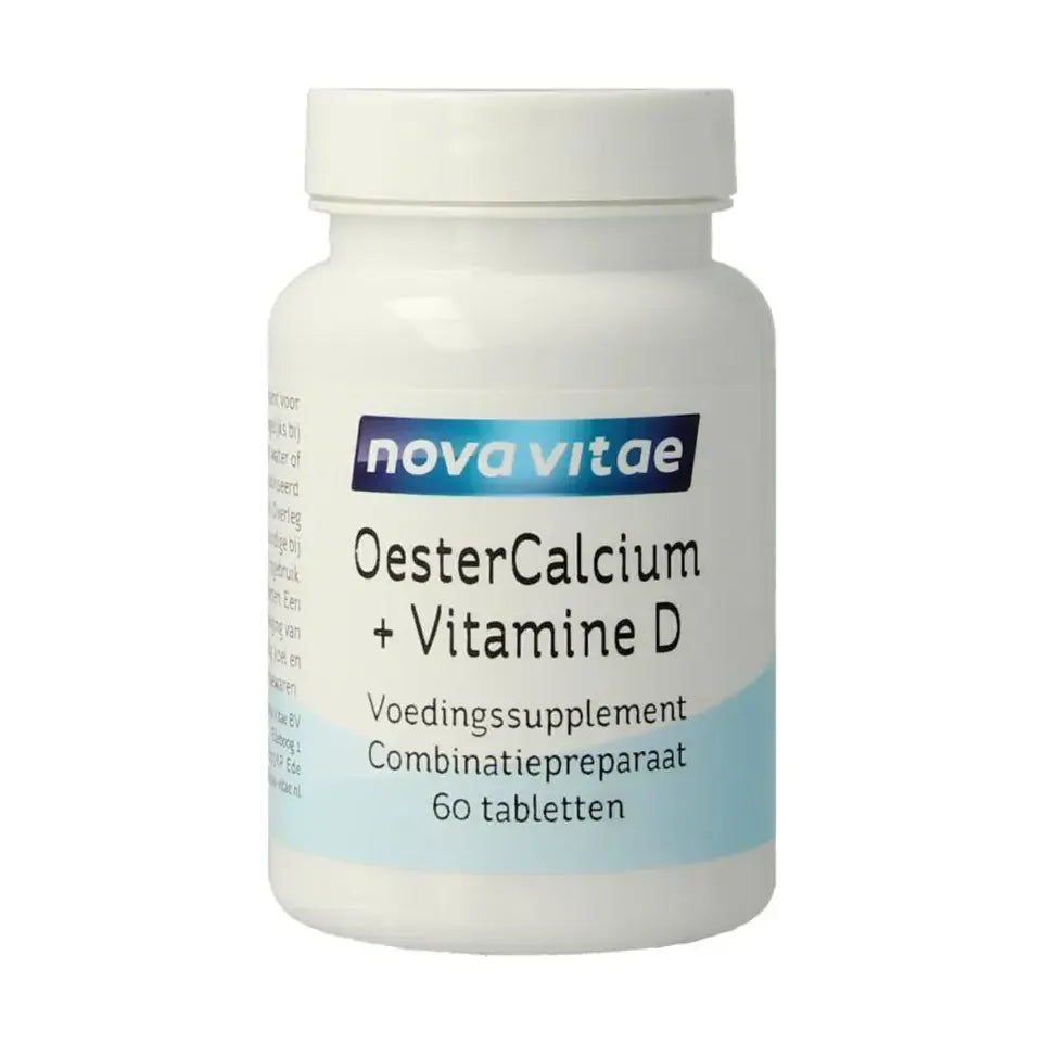 Nova Vitae Oestercalcium Vit D 60 tabletten