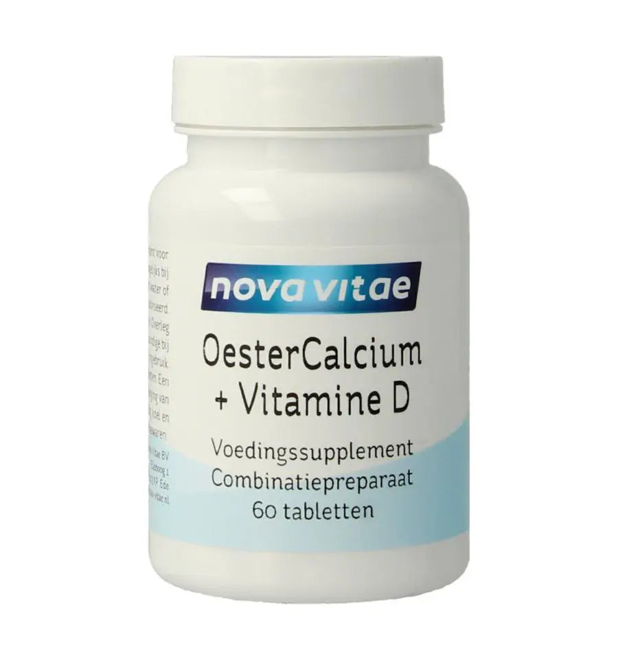 Nova Vitae Oestercalcium Vit D 60 tabletten