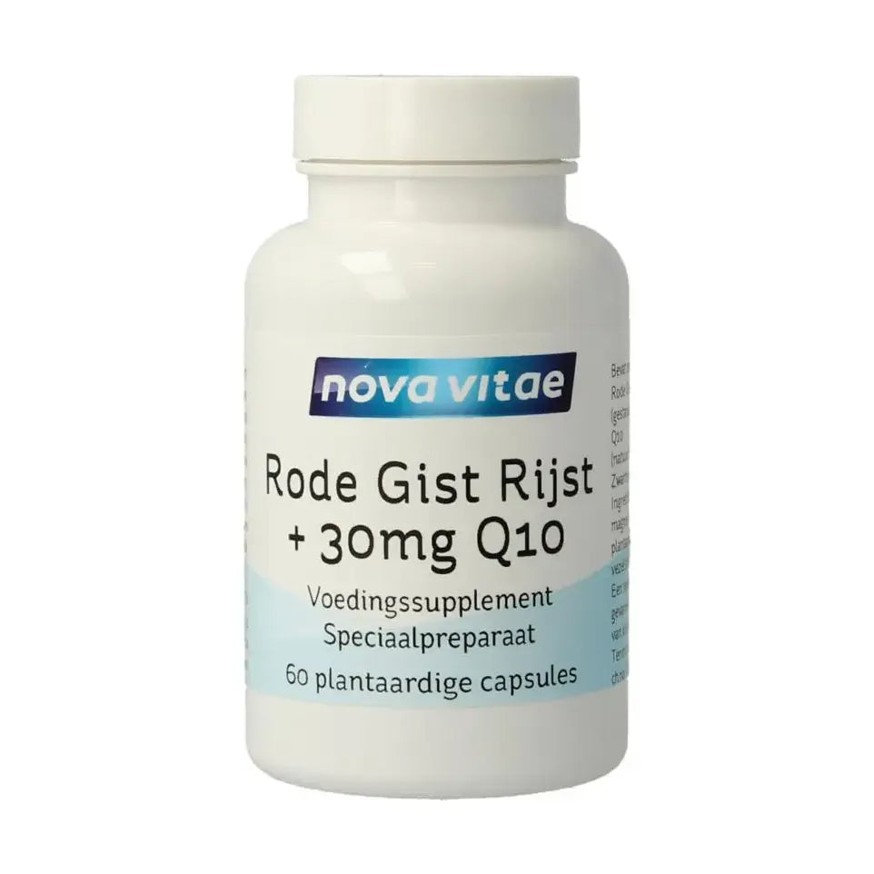 Nova Vitae rode gist rijst + q10 60 vcaps