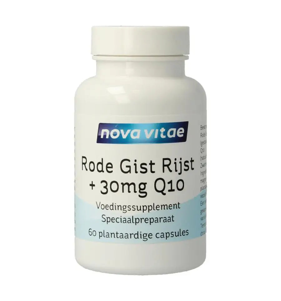 Nova Vitae rode gist rijst + q10 60 vcaps