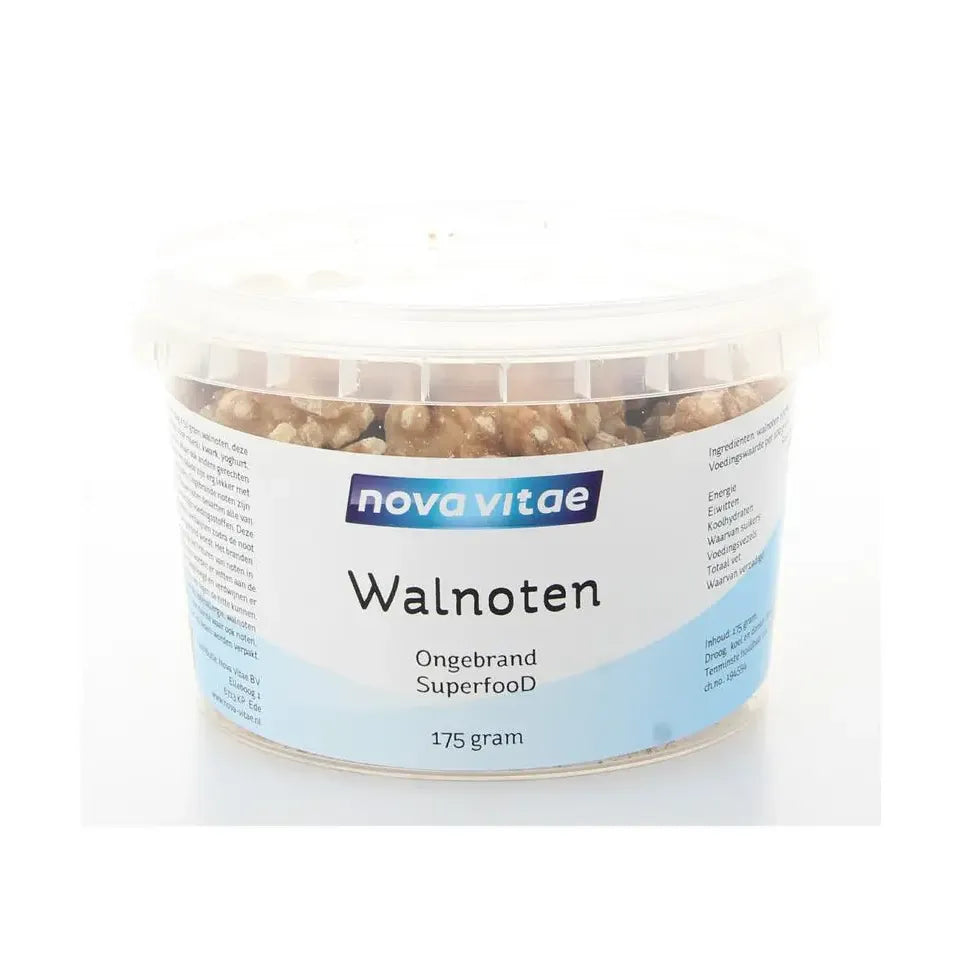 Nova Vitae Walnoten ongebrand raw 175 gram