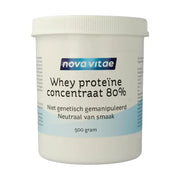 Nova Vitae Whey proteine concentraat 80% 500 gram