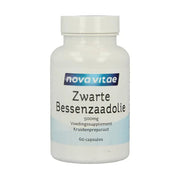 Nova Vitae Zwarte bessenzaad olie 60 capsules