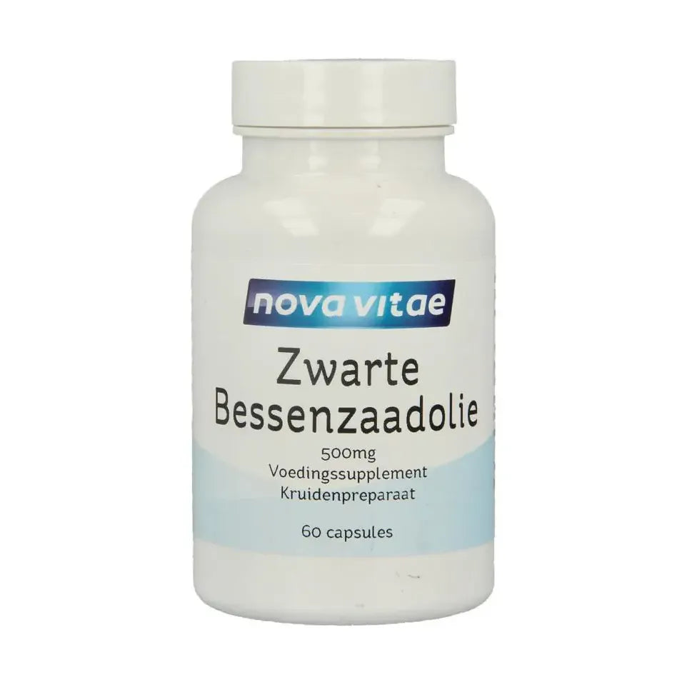 Nova Vitae Zwarte bessenzaad olie 60 capsules