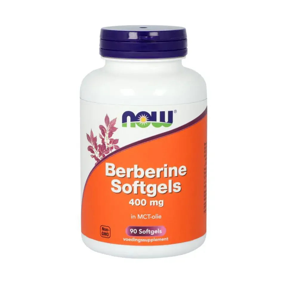 NOW Berberine 400 mg 90 softgels