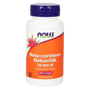 NOW Beta caroteen natuurlijk 90 softgels