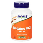 NOW Betaine HCL 648 mg 120 vcaps