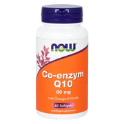 NOW Co-enzym Q10 60 mg met omega-3 visolie 60 softgels