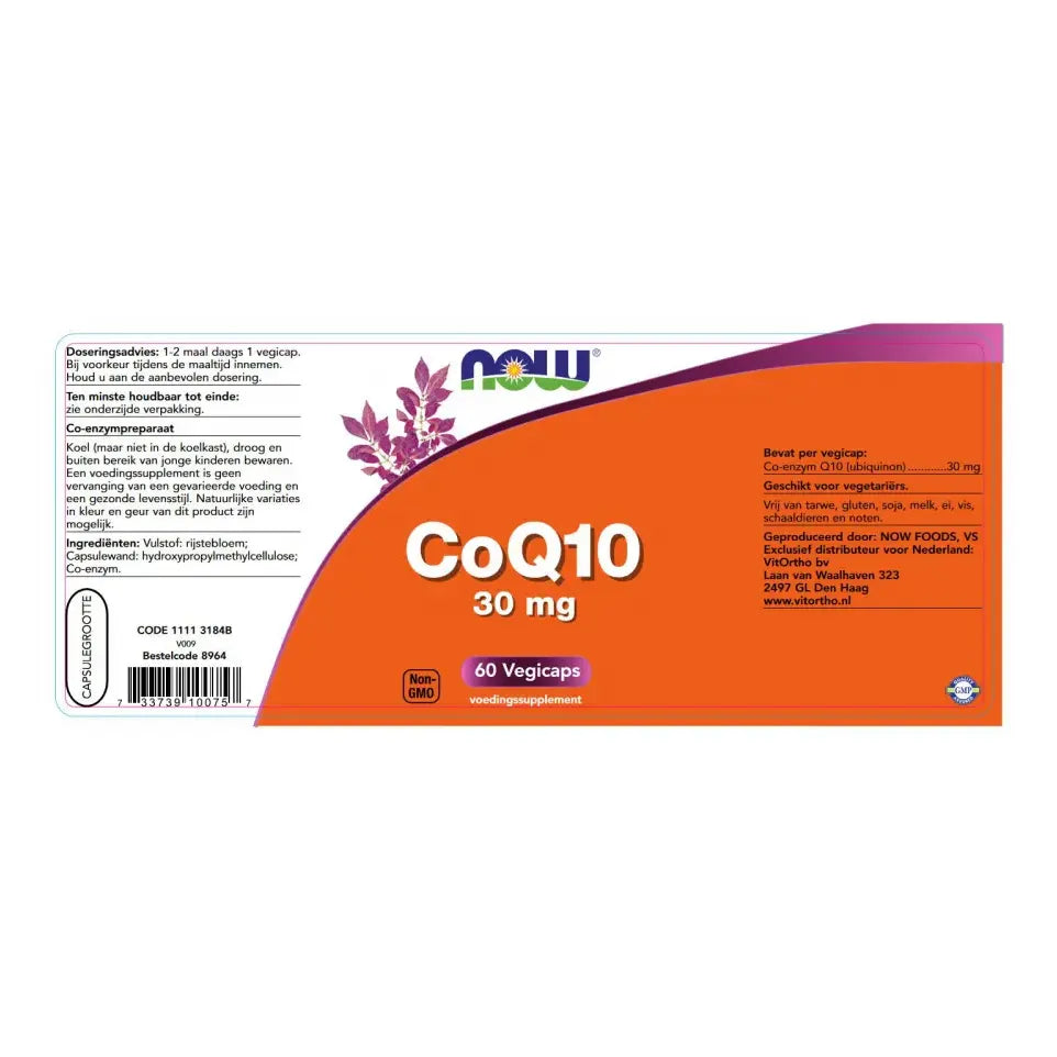 NOW Co Q10 30 mg 60 vcaps