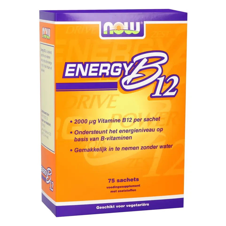 NOW Energy B12 2000 mcg 75 sachets